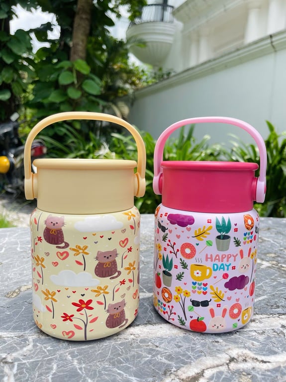 🍯 Bình Ủ Cháo Inox 316 – 500ml