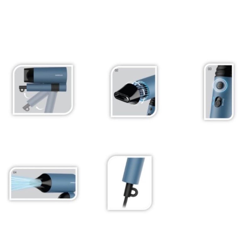 Máy sấy tóc Locknlock Hair dryer ENA166BLU