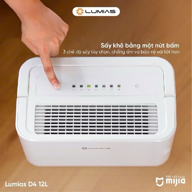 Máy hút ẩm thông minh Lumias NWT D4 12L