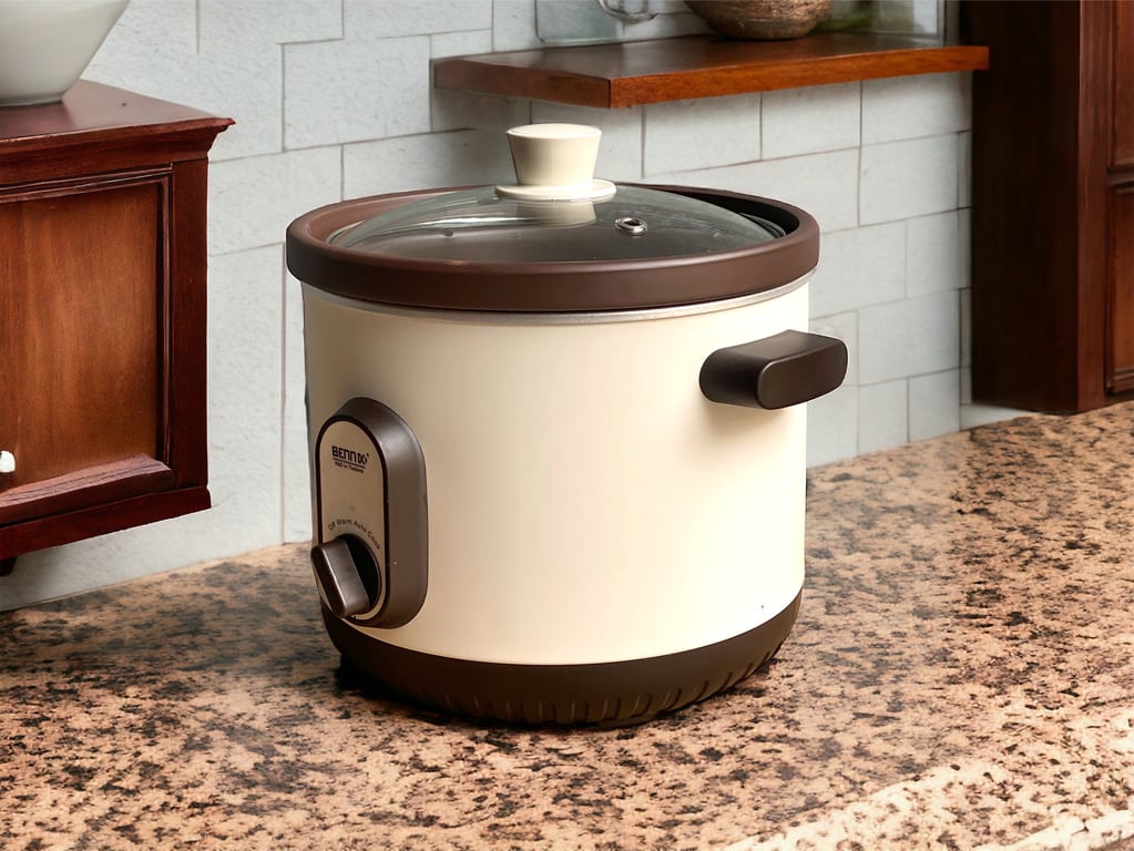 NỒI NẤU CHẬM 3 lít (THỐ TỬ SA) Bennix BN-68KC-G