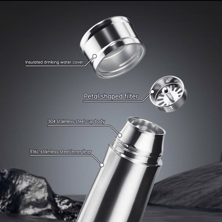 BÌNH GIỮ NHIỆT Floral Elegance 370ML OYATTON