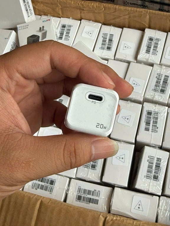 Sạc nhanh KUMI PD20W nhỏ gọn, xịn xò