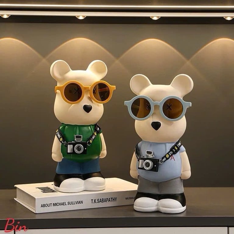 MÔ HÌNH GẤU BEAR BRICK ĐÁNG YÊU