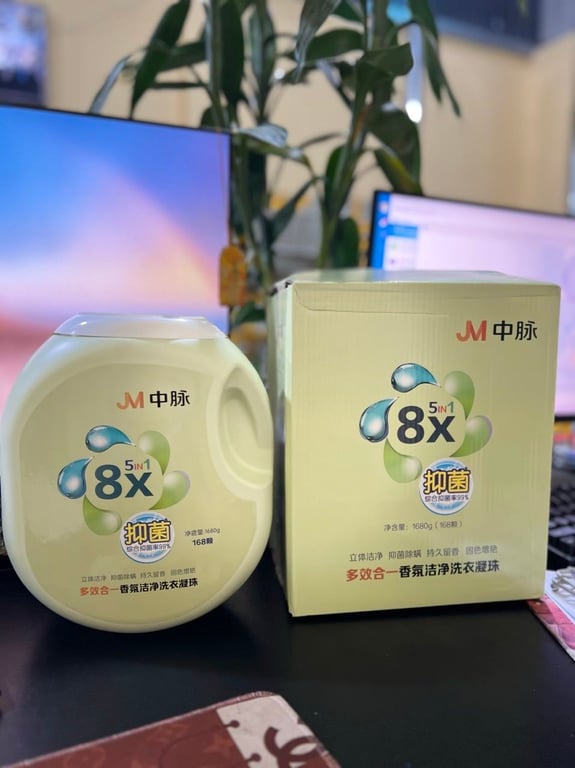 Viên Giặt Tẩy Aroma JM Zhongmai - 5 Trong 1