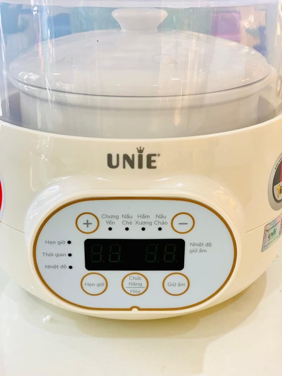 Nồi nấu chậm USC102W với 2 tầng: Nấu - Hấp tiện lợi