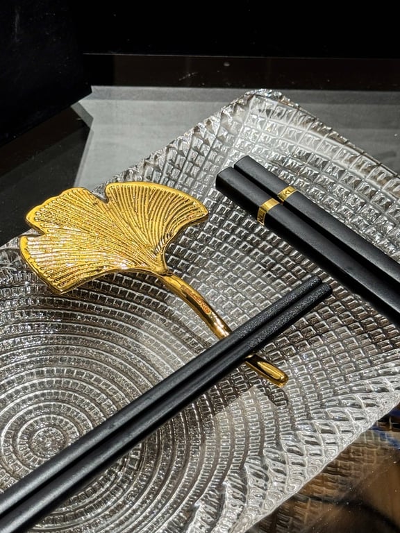 Bộ đũa & gác đũa lá Ngân Hạnh cao cấp – thương hiệu KELLER