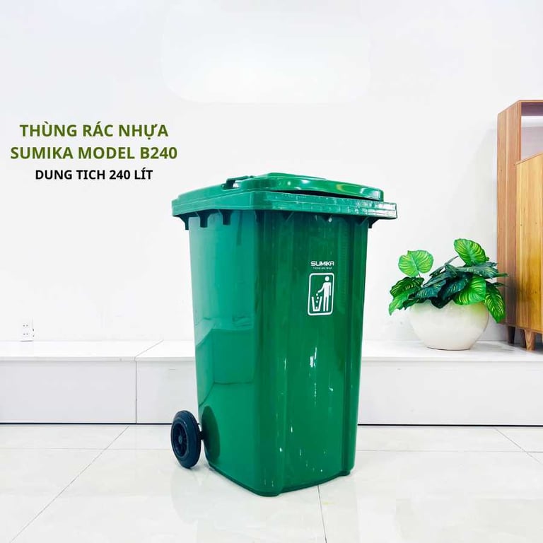 THÙNG RÁC NHỰA SUMIKA
MODEL: B240