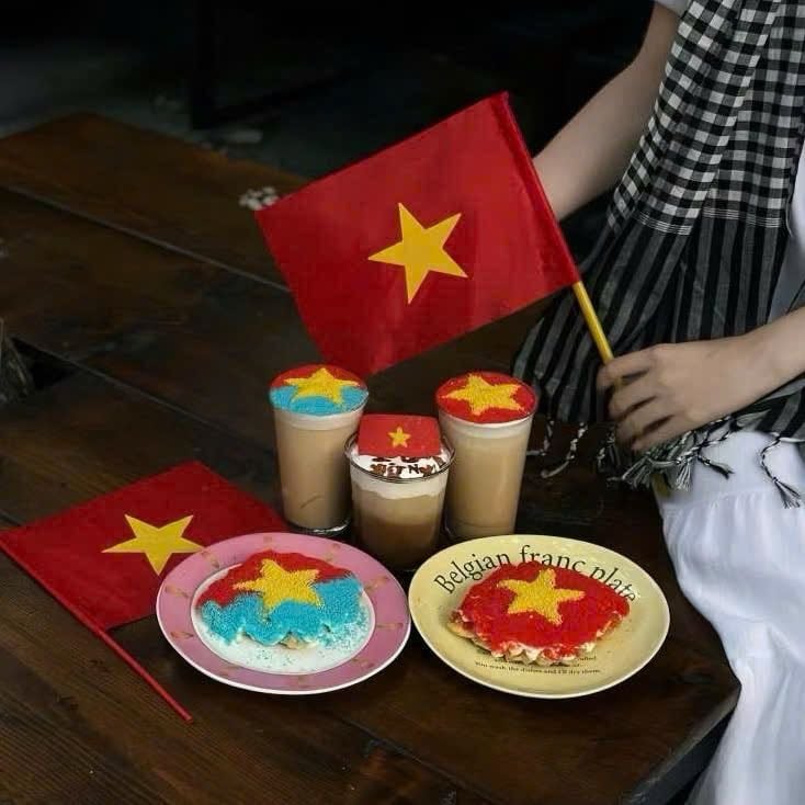 Set 10 Cờ vẫy tay Quốc kỳ Việt Nam