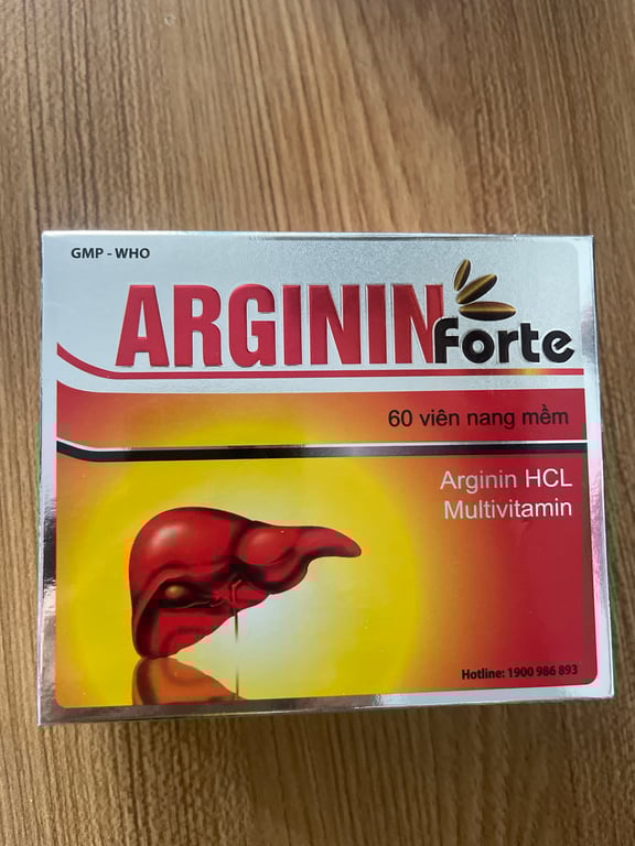 Arginin fort medisun hộp 12*5v viên