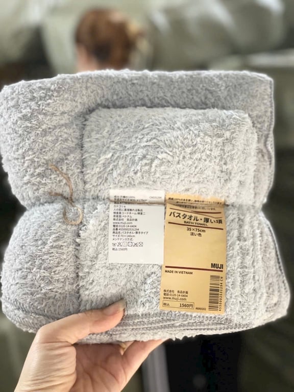 SET 2 KHĂN TẮM THẤM HÚT