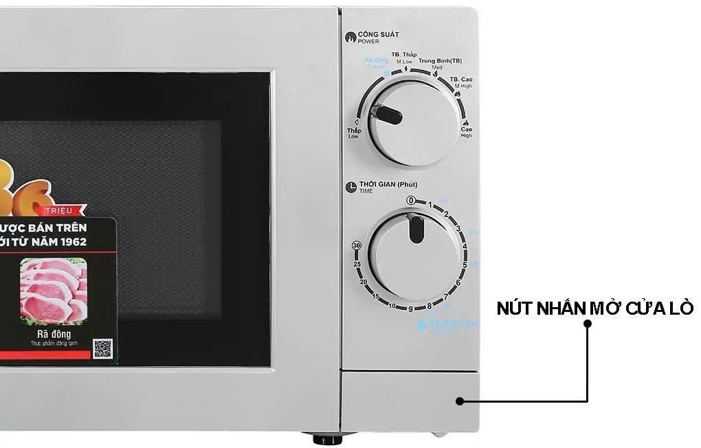 LÒ VI SÓNG SHARP R-207VN-SL 20L 700W