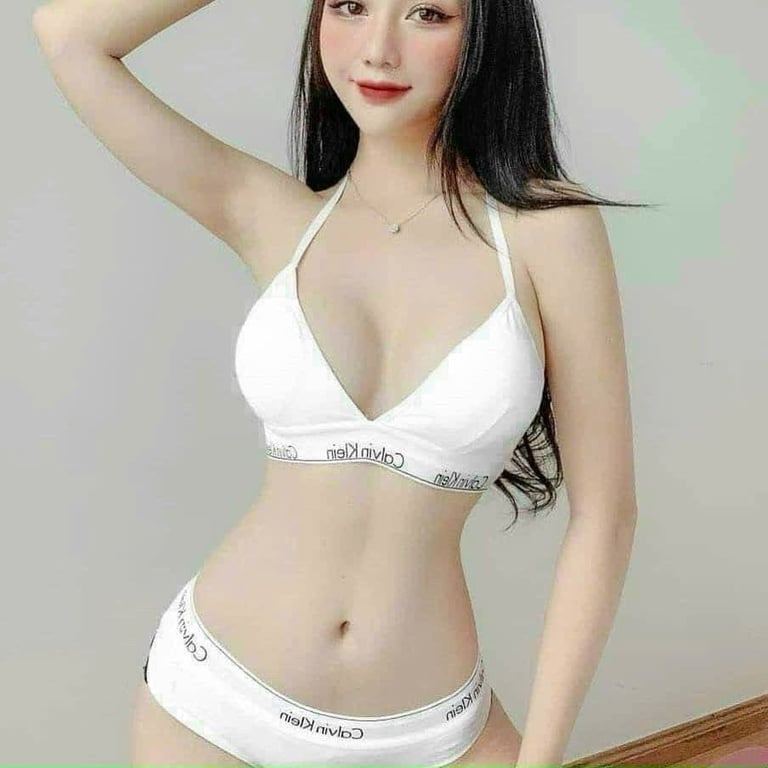 MCC22 Bộ Đồ Lót Cotton Viền Chữ C.K Sexy Nâng Ngực