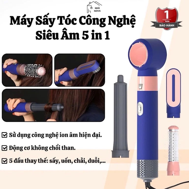 MÁY SẤY UỐN TÓC TỰ ĐỘNG 5in1 Air Styler