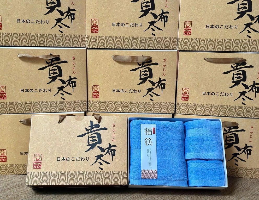 Set Khăn Tắm, Khăn Mặt Cao Cấp từ Nezumi Nhật Bản - Trải Nghiệm Tựa Spa Tại Nhà