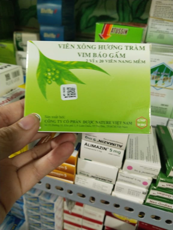 Xông hương tràm h/2 vỉ 20v