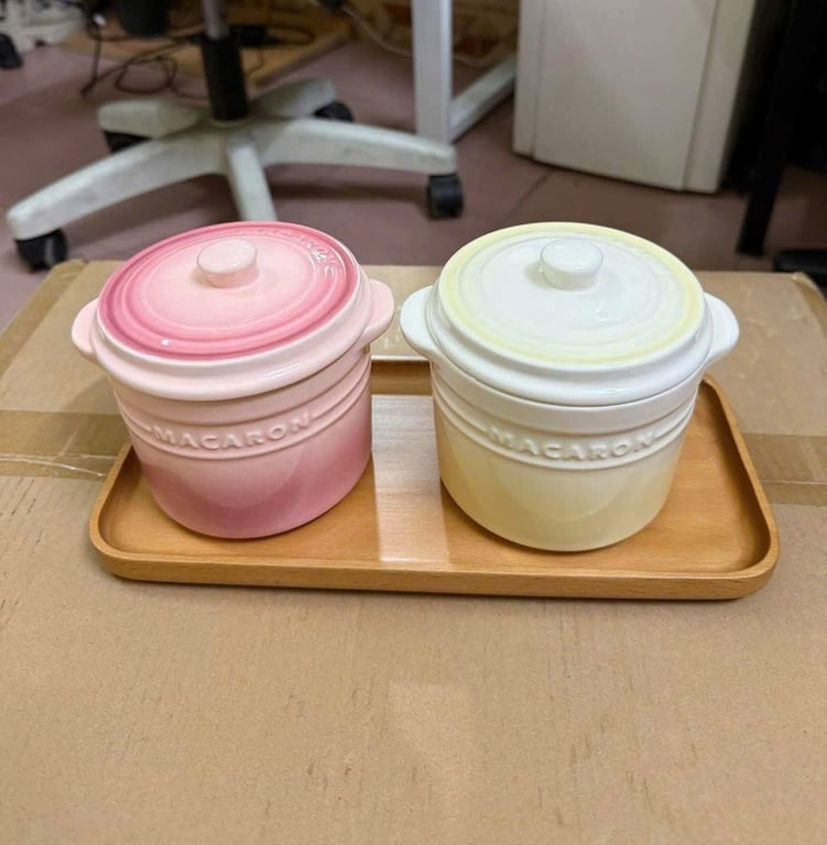 hũ sứ 2 nắp 500ml