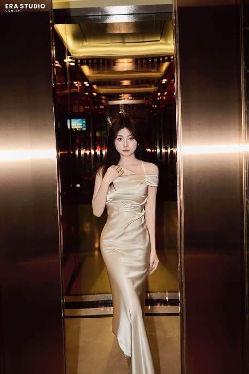 Lụa be trễ vai size S