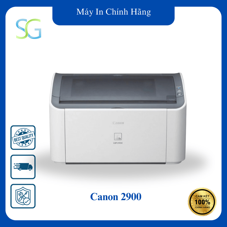Máy In Laser Trắng Đen Đơn Năng Canon LBP 2900 (A4/A5/ Usb) Chính Hãng