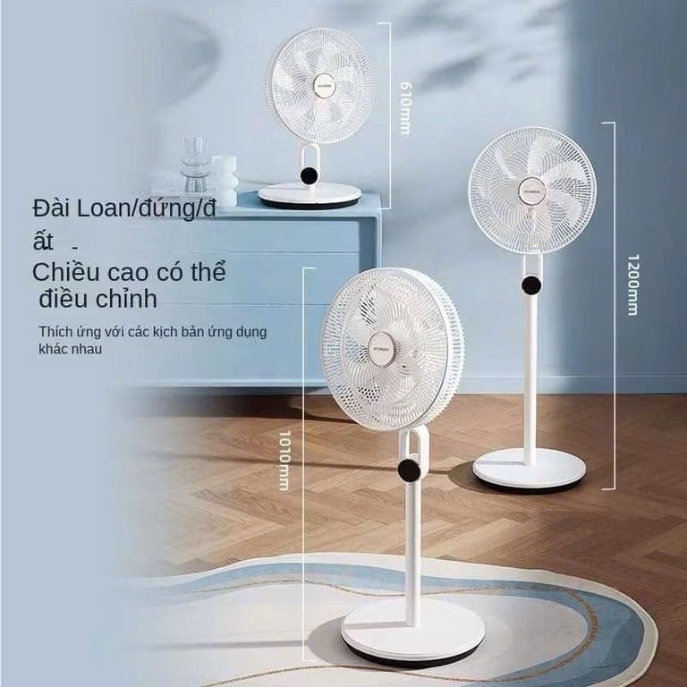 Quạt cây 7 cánh Hyundai có điều khiển từ xa