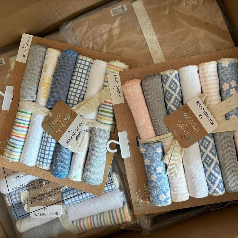 Set 12 khăn mặt LUXE WILLOW