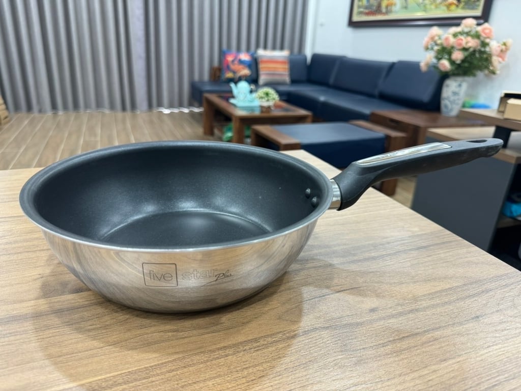 CHẢO FIVE STAR CHỐNG DÍNH 24cm SÂU LÒNG DÒNG INOX 304