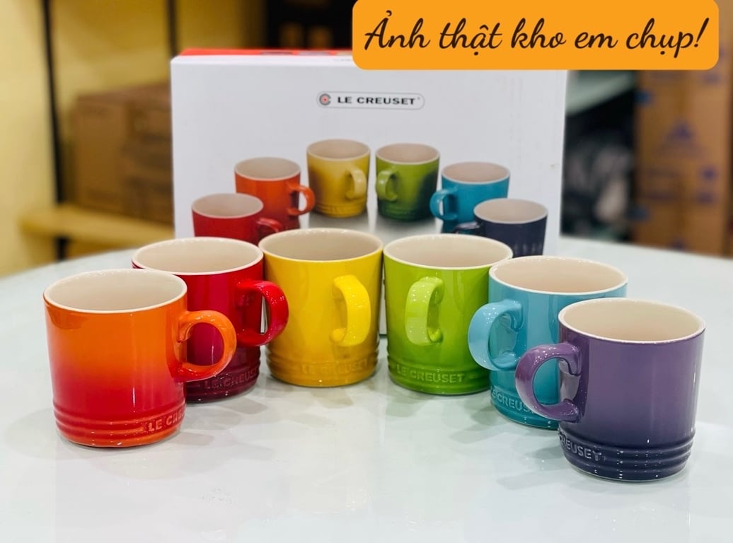 Bộ 6 cốc cầu vồng Le Creuset 350ml