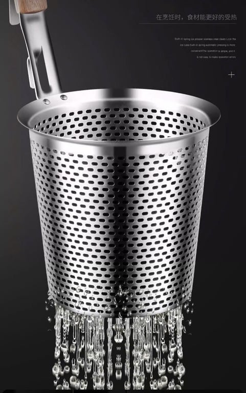 RK652 - VỢT THỦNG TRẦN BÚN PHỞ INOX 304 SIZE 16CM