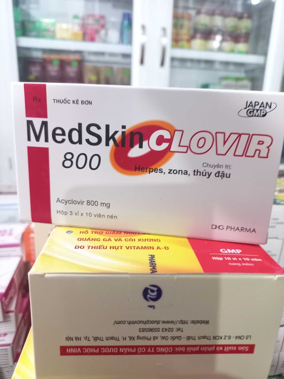 Acyclovir 800mg medskin h/30v