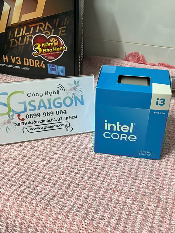 CPU Intel Core i3 14100F  (Intel LGA1700/ 4 Core/ 8 Thread/ Base 3.5Ghz/ Turbo 4.7Ghz/ Cache 12MB)