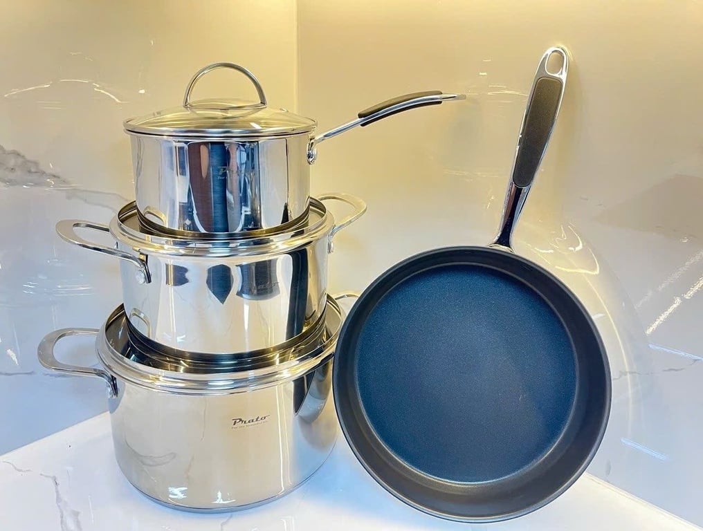 Bộ Nồi Inox 4 Món Cao Cấp Diamond 1166