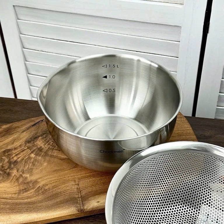 BỘ TÔ RỔ CHOCKMEN INOX 18/10 SIZE 19/22/25/28cm