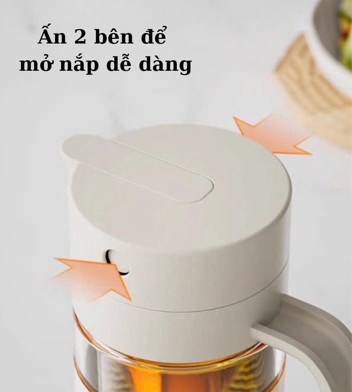 Bình đựng và rót dầu thủy tinh xuất Nhật GHA904 500ml