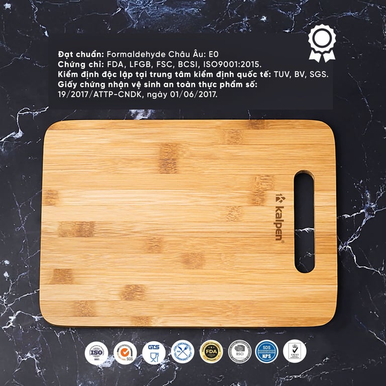 THỚT TRE KALPEN KHÁNG KHUẨN CAO CẤP KALPEN T1 VÀ T2