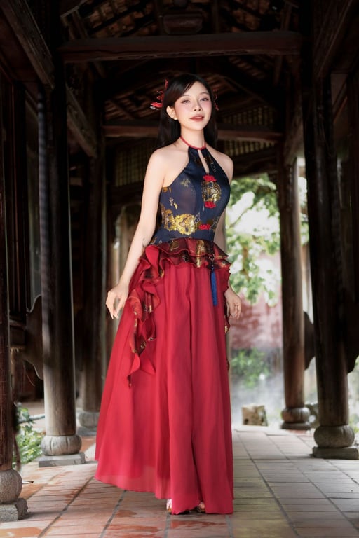 Flexy - Set Yếm Lam Uyên S/M/L/XL