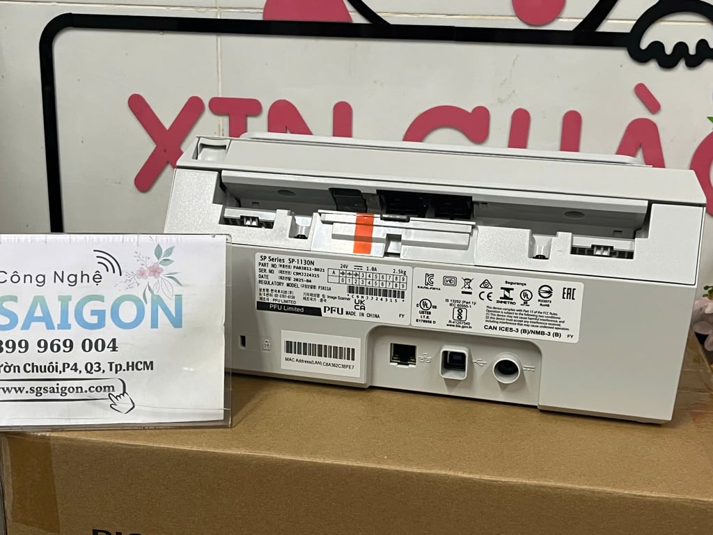 Máy Scan Ricoh SP1130N (A4/A5/ Đảo mặt/ ADF/ USB/ LAN)