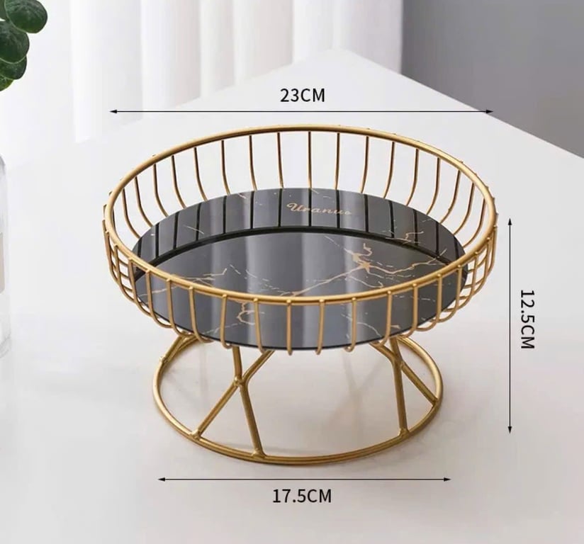 Khay Đựng hoa quả, bánh kẹo ngày Tết Cao Cấp Phong Cách Châu Âu Trang Trí Ngày Tết