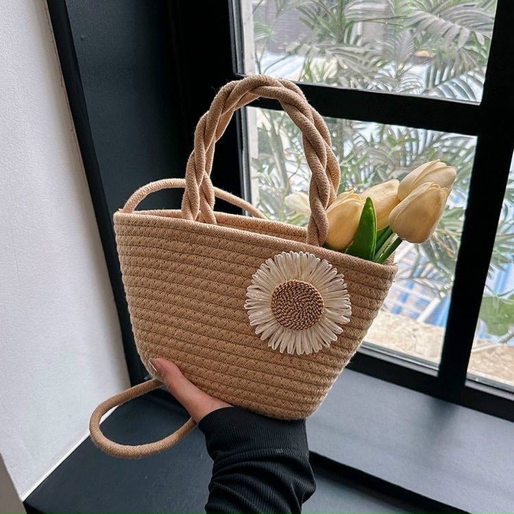 TÚI CÓI ĐEO CHÉO ĐIỂM HOA