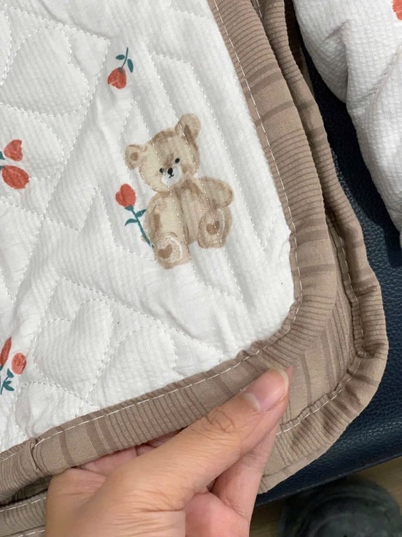 Bộ chăn ga gối đũi cotton OEKO, size 180x200cm