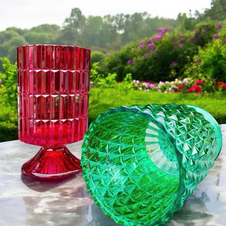 Set 2  BÌNH HOA THUỶ TINH