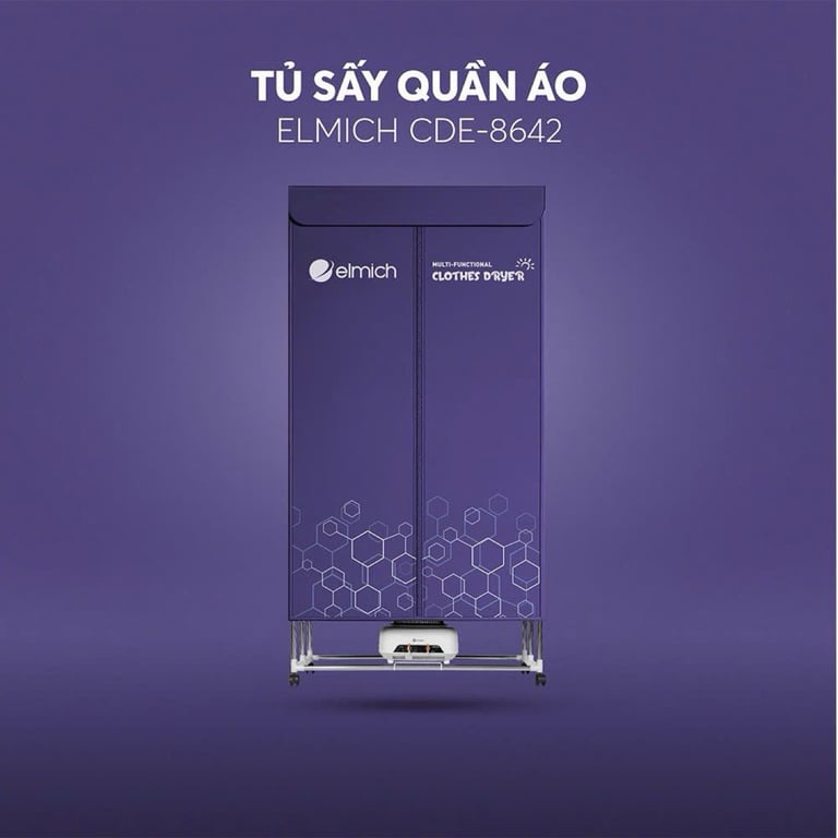 TỦ SẤY QUẦN ÁO ELMICH CDE-8642