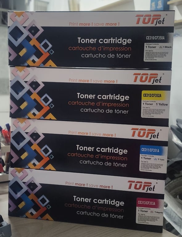 Hộp Mực In Laser Tương Thích Hiệu TopJet CE313/CF353A CANON 329 - Màu Đỏ