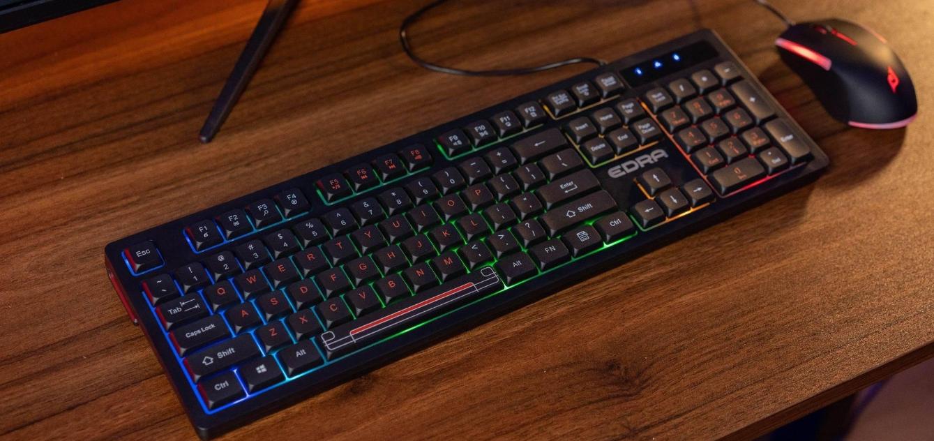 COMBO PHÍM CHUỘT GIẢ CƠ EDRA EK506/606