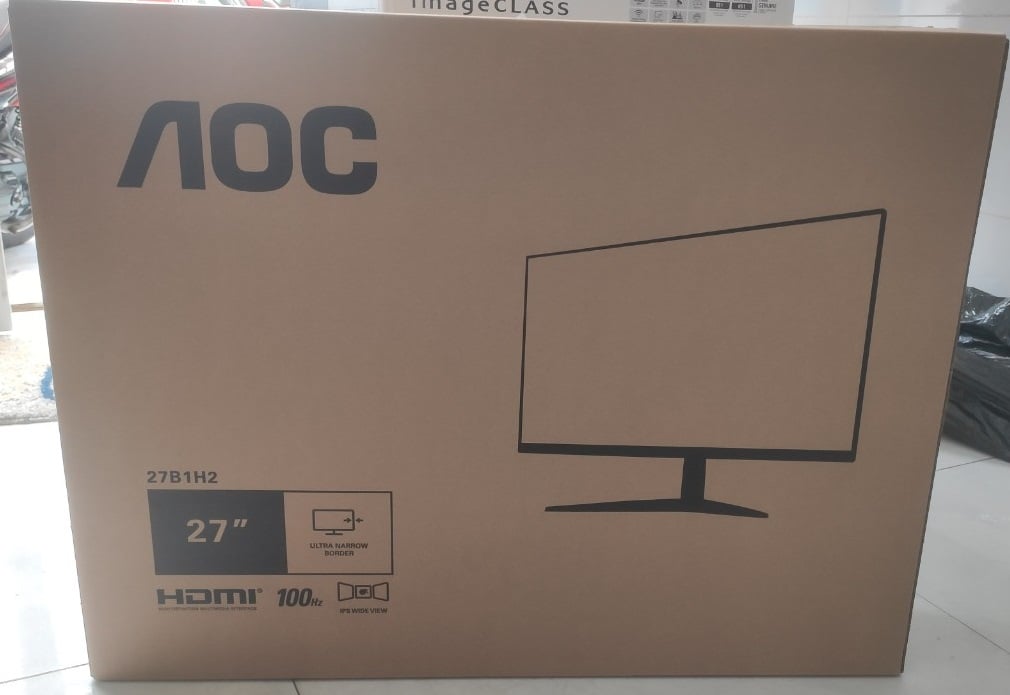 Màn Hình AOC 27B1H2/74 (27"/FHD/IPS/100Hz/4ms/250nits/HDMI+VGA/Phẳng)