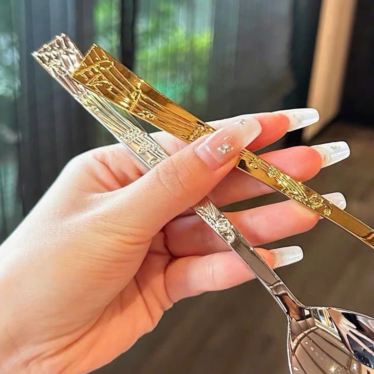 Set 2 Thìa inox Melody 20cm siêu sang RK758