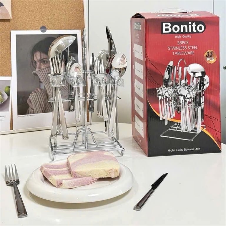 BONITO – Bộ dụng cụ nhà bếp inox 33 món