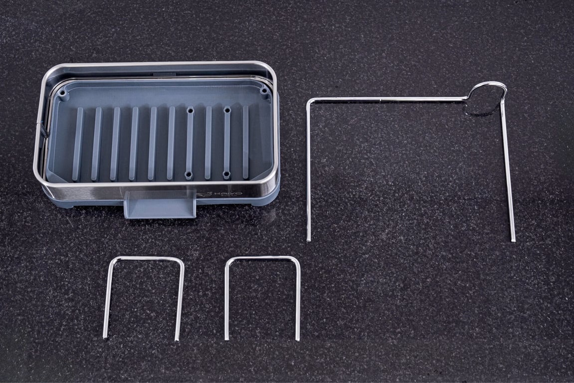 Giá để đồ rửa chén tích hợp thanh treo khăn tiện lợi Kaiyo