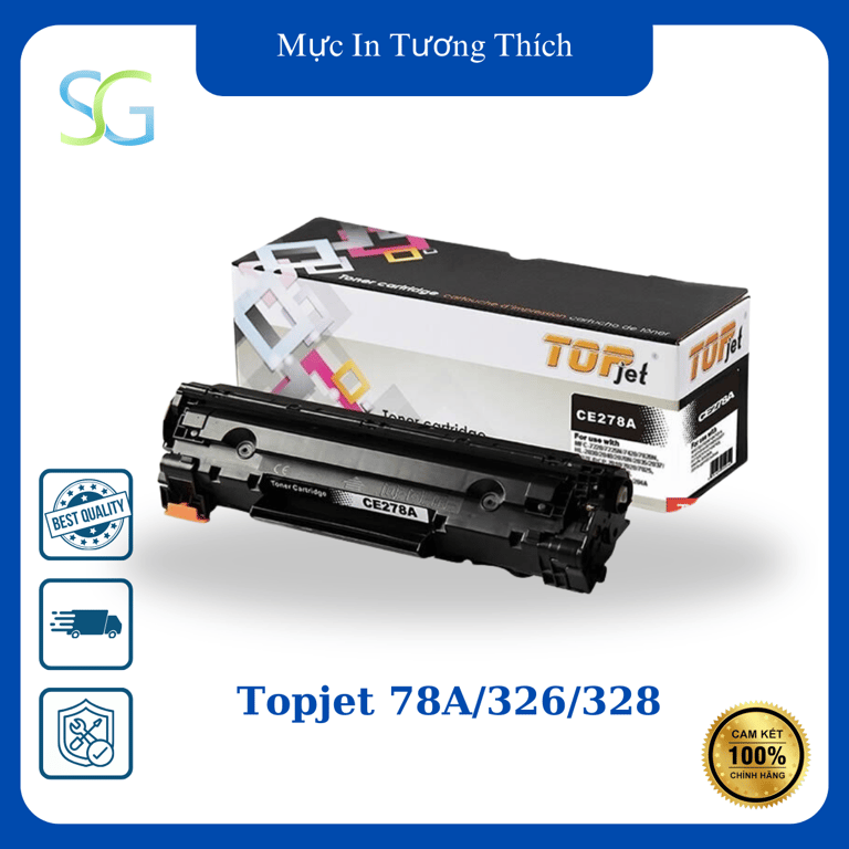 Hộp Mực Tương Thích Topject 78A- CE278A/CANON 326/328