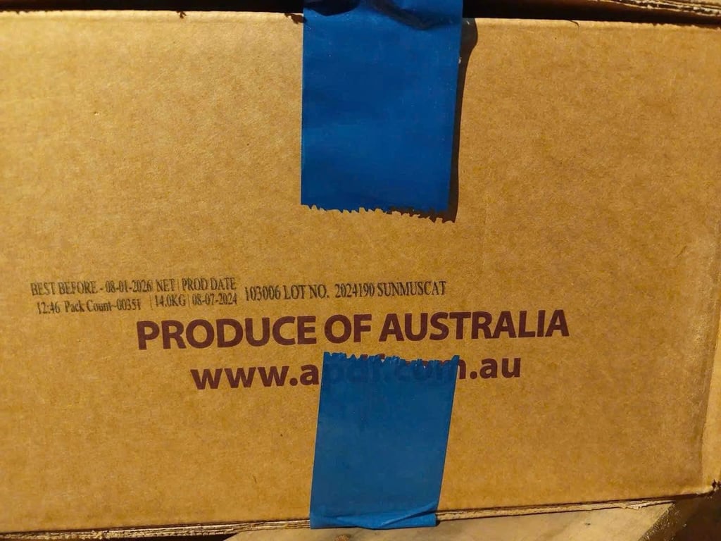 NHO KHÔ HỮU CƠ SUNMUSCAT ÚC