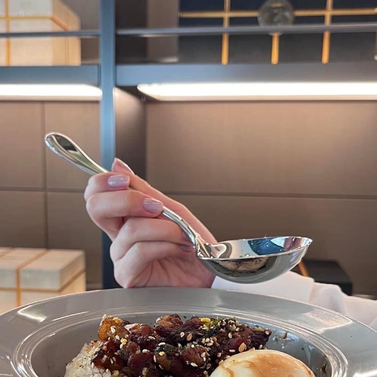 RK349 - Thìa sâu lòng Hàn Quốc Chockmen dài 19.6cm