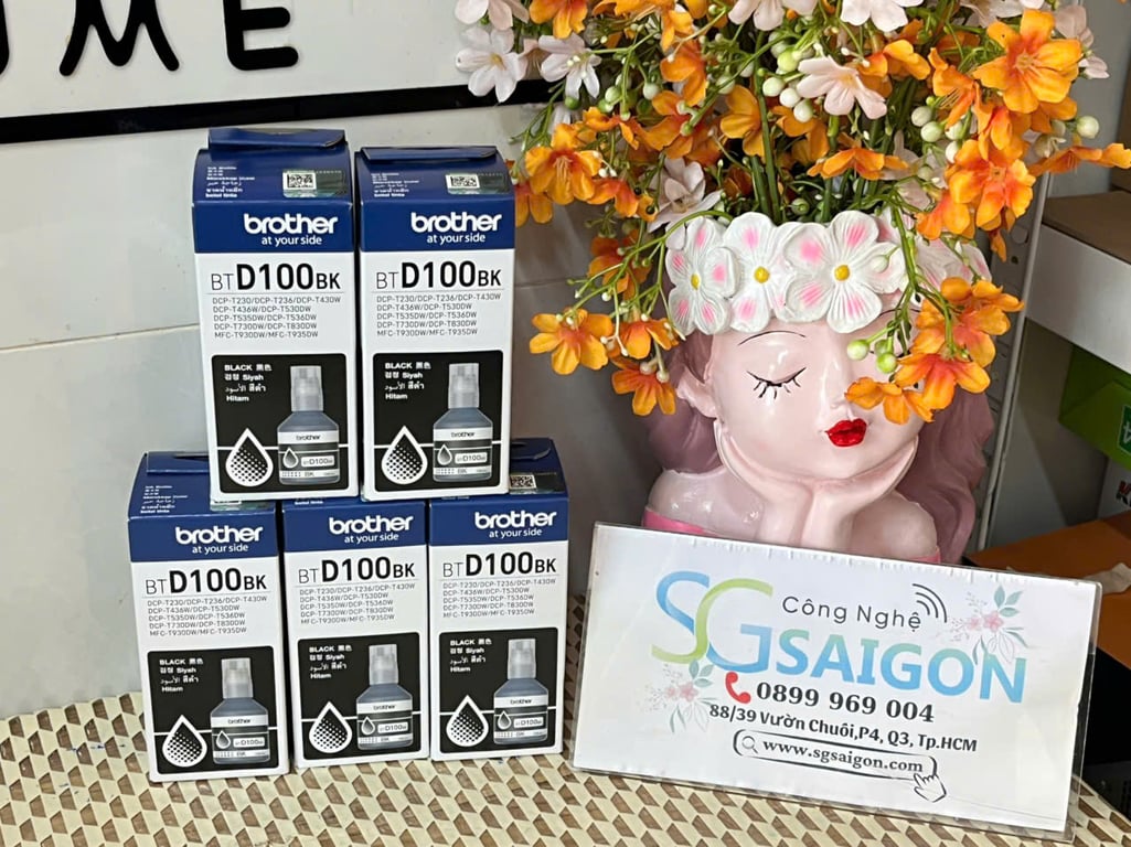 Bộ mực máy in phun Brother BTD100